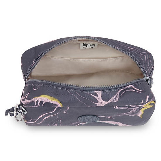 Kipling Gleam Printed Pouches Grå | NO 1481NW